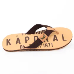 Tong homme Kaporal Hervan Marron - ZESHOES