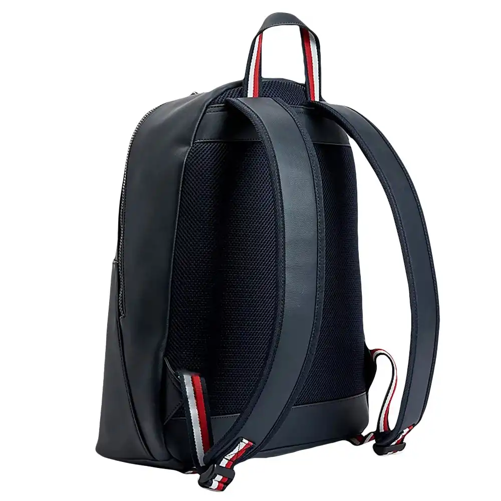 Sac à dos homme Tommy Jeans Essential logo métal Bleu - ZESHOES Sac à dos homme Tommy Jeans Essential logo métal Bleu - ZESHOES