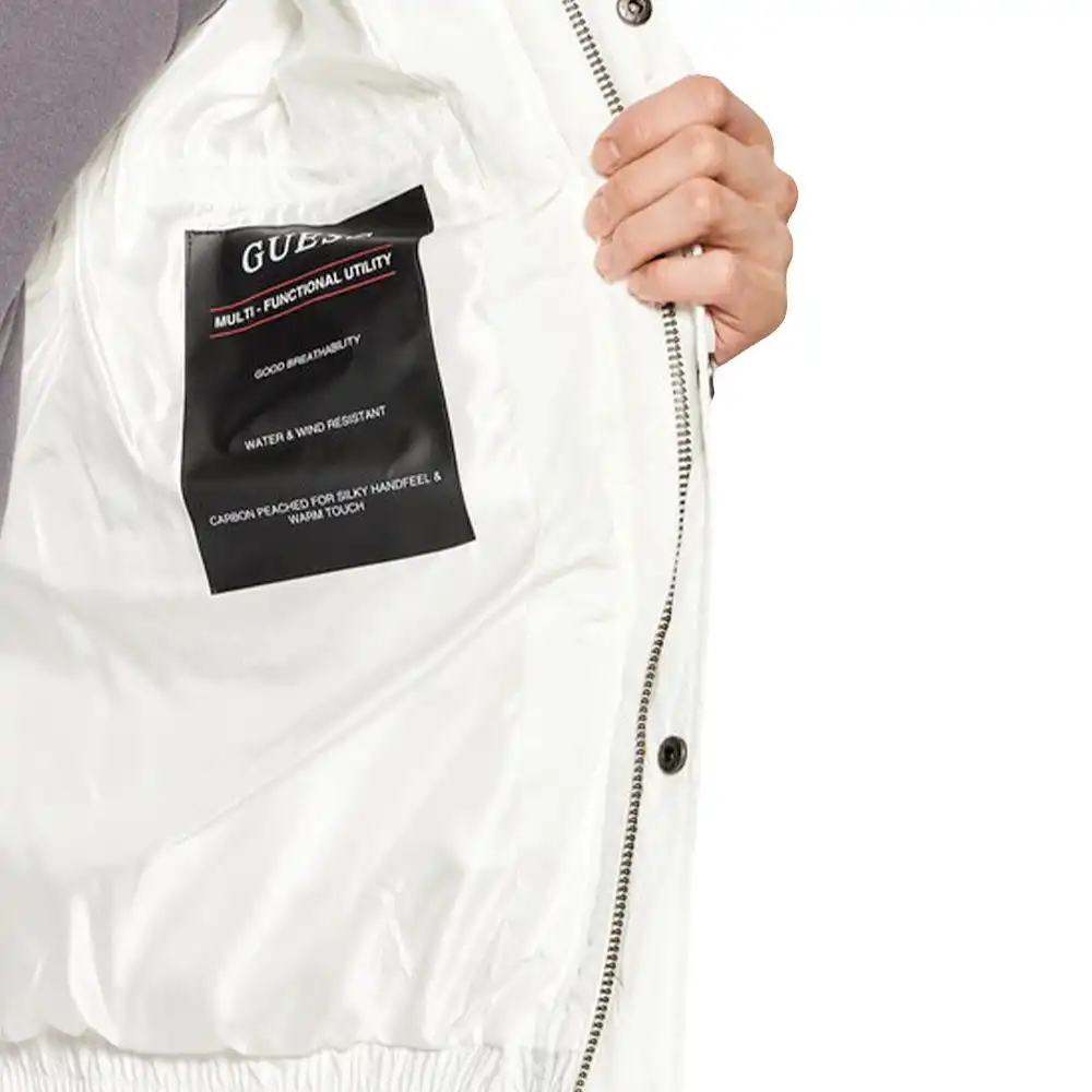 Doudoune homme Guess classic regular Blanc - ZESHOES