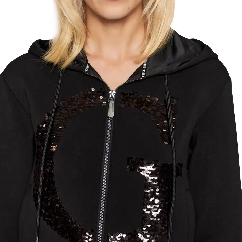 Sweat shirt femme Guess Daphne Noir - ZESHOES Sweat shirt femme Guess Daphne Noir - ZESHOES