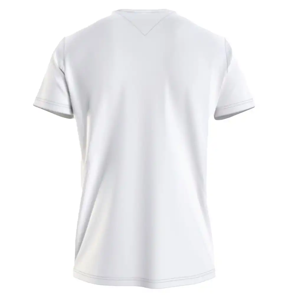 T shirt manche courte homme Tommy Jeans Entry collegiate Blanc - ZESHOES T shirt manche courte homme Tommy Jeans Entry collegiate Blanc - ZESHOES