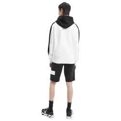 Sweat capuche homme Calvin Klein Logo gaufré Blanc - ZESHOES Sweat capuche homme Calvin Klein Logo gaufré Blanc - ZESHOES