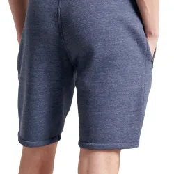 Short homme Superdry Jersey navy Bleu - ZESHOES