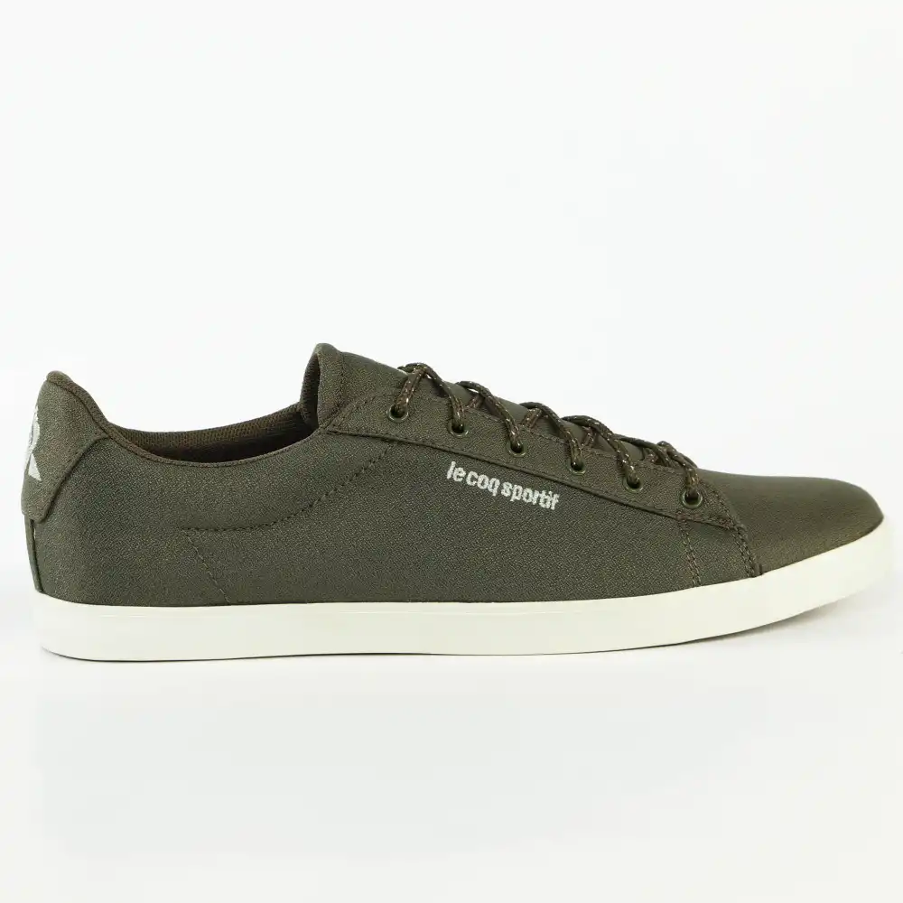 Basket basse homme Le Coq Sportif Agate summer Kaki - ZESHOES Basket basse homme Le Coq Sportif Agate summer Kaki - ZESHOES