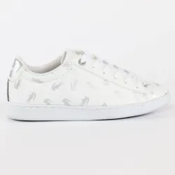 Basket basse garcon Lacoste Carnaby evo 419 Blanc - ZESHOES