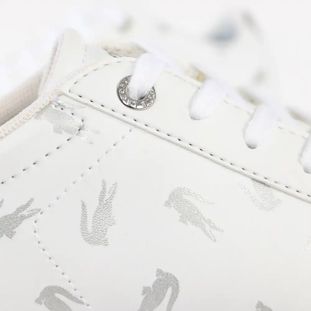 Basket basse garcon Lacoste Carnaby evo 419 Blanc - ZESHOES