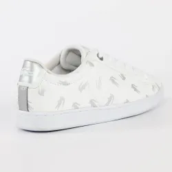 Basket basse garcon Lacoste Carnaby evo 419 Blanc - ZESHOES