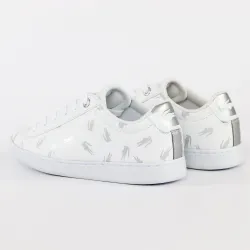 Basket basse garcon Lacoste Carnaby evo 419 Blanc - ZESHOES