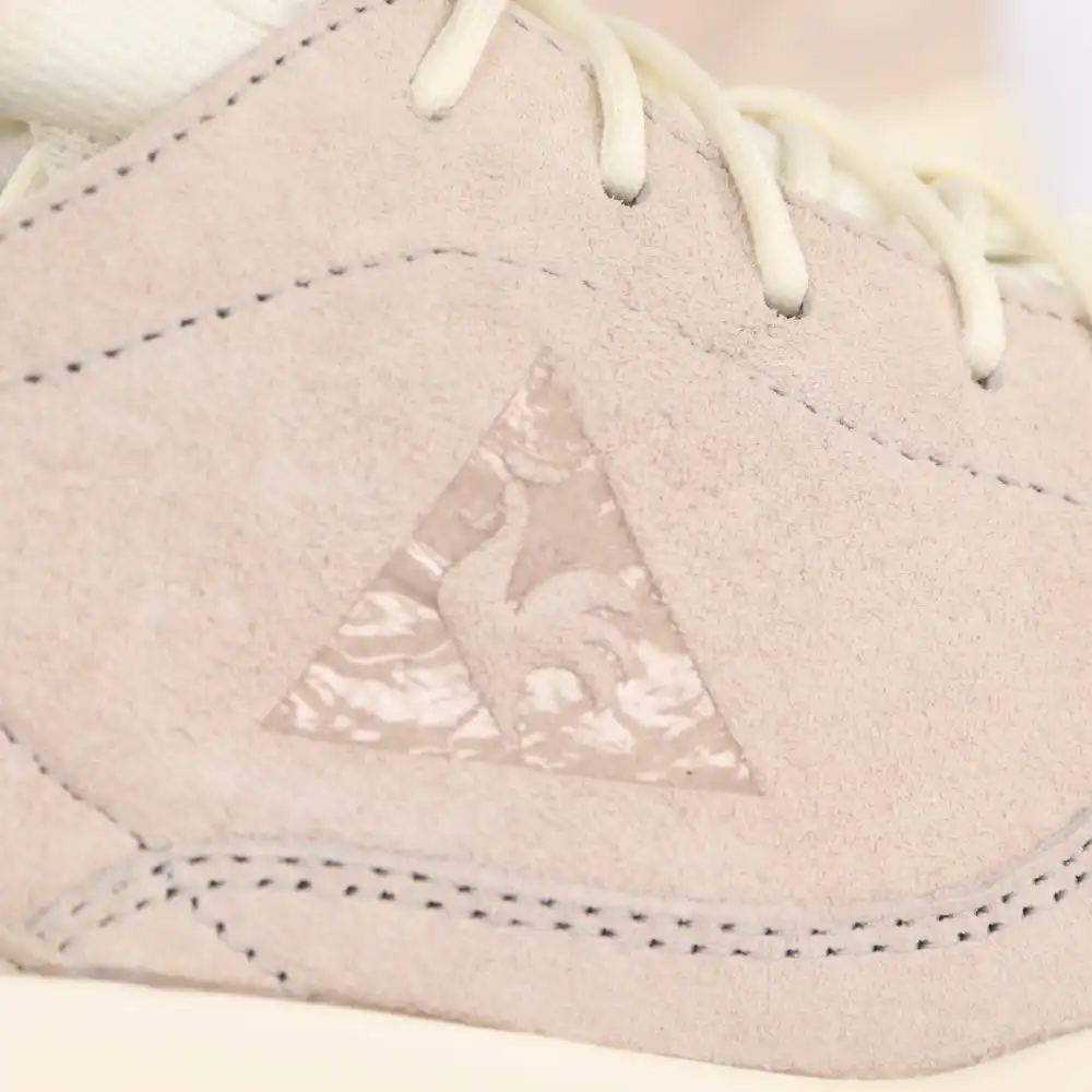 Basket basse femme Le Coq Sportif LCS r flow Gris - ZESHOES Basket basse femme Le Coq Sportif LCS r flow Gris - ZESHOES