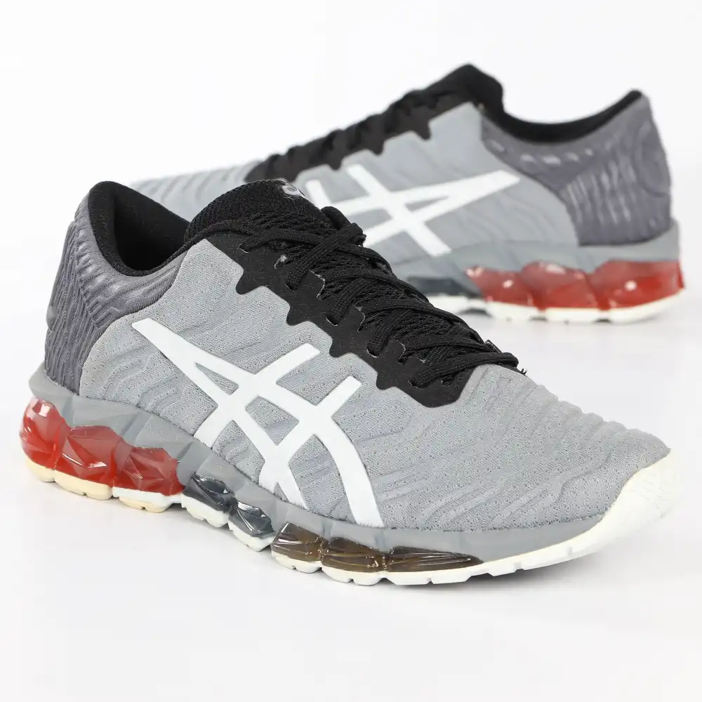 Basket basse garcon Asics Gel quantum 360 5 Gris - ZESHOES Basket basse garcon Asics Gel quantum 360 5 Gris - ZESHOES