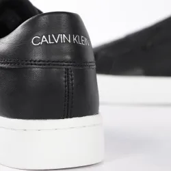 Basket de ville basse femme Calvin Klein Cupsole sillon elastic Noir - ZESHOES Basket de ville basse femme Calvin Klein Cupsole sillon elastic Noir - ZESHOES