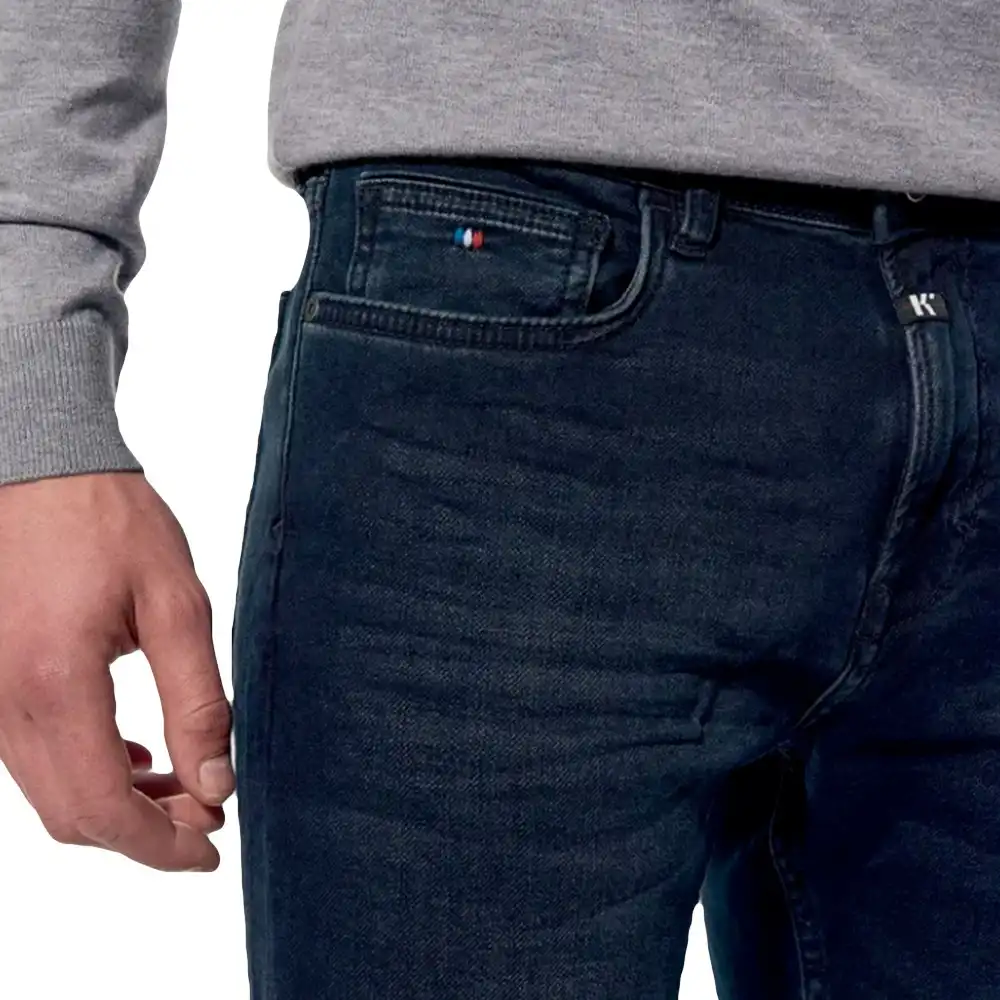 Jeans homme Kaporal Daxko dark Bleu - ZESHOES Jeans homme Kaporal Daxko dark Bleu - ZESHOES