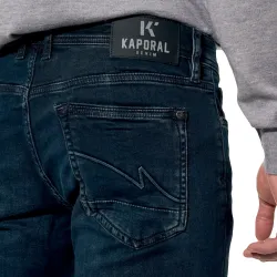 Jeans homme Kaporal Daxko dark Bleu - ZESHOES Jeans homme Kaporal Daxko dark Bleu - ZESHOES