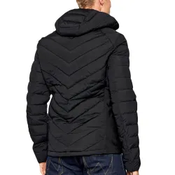 Veste homme Guess Classic logo triangle Noir - ZESHOES