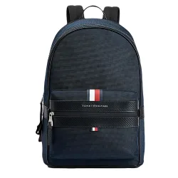 Sac à dos homme Tommy Jeans Elevated logo metal Bleu - ZESHOES