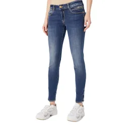 Jeans femme Le Temps Des Cerises Driaw Bleu - ZESHOES