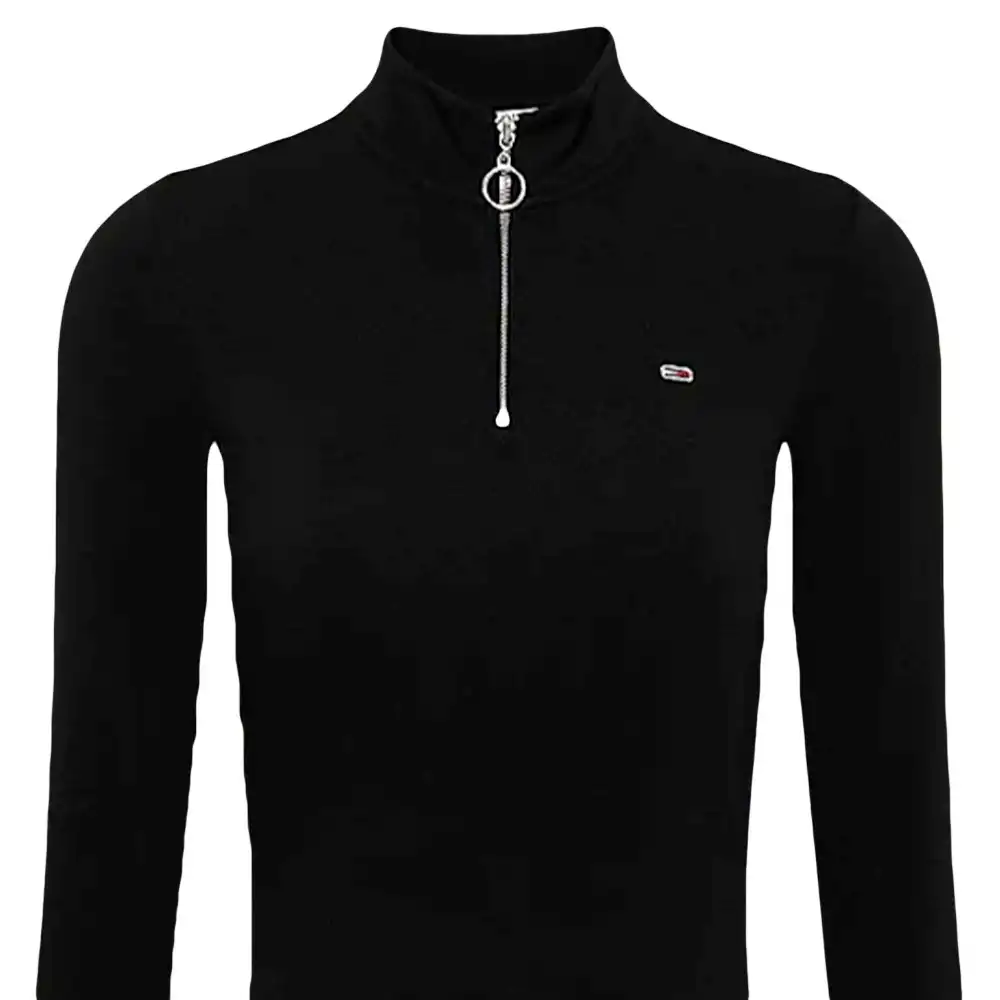 Robe femme Tommy Jeans Logo bande style près du corps Noir - ZESHOES Robe femme Tommy Jeans Logo bande style près du corps Noir - ZESHOES