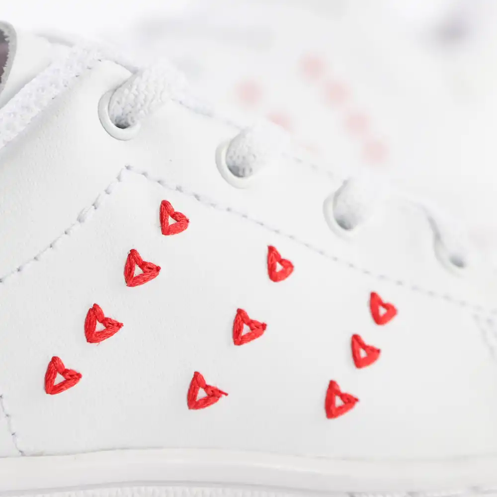 Basket basse fille Adidas Stan smith el i Blanc - ZESHOES Basket basse fille Adidas Stan smith el i Blanc - ZESHOES