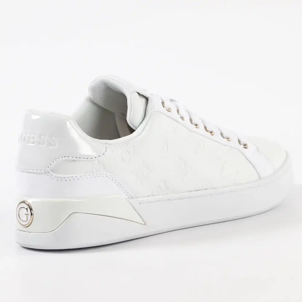 Basket basse femme Guess Rheaa Blanc - ZESHOES