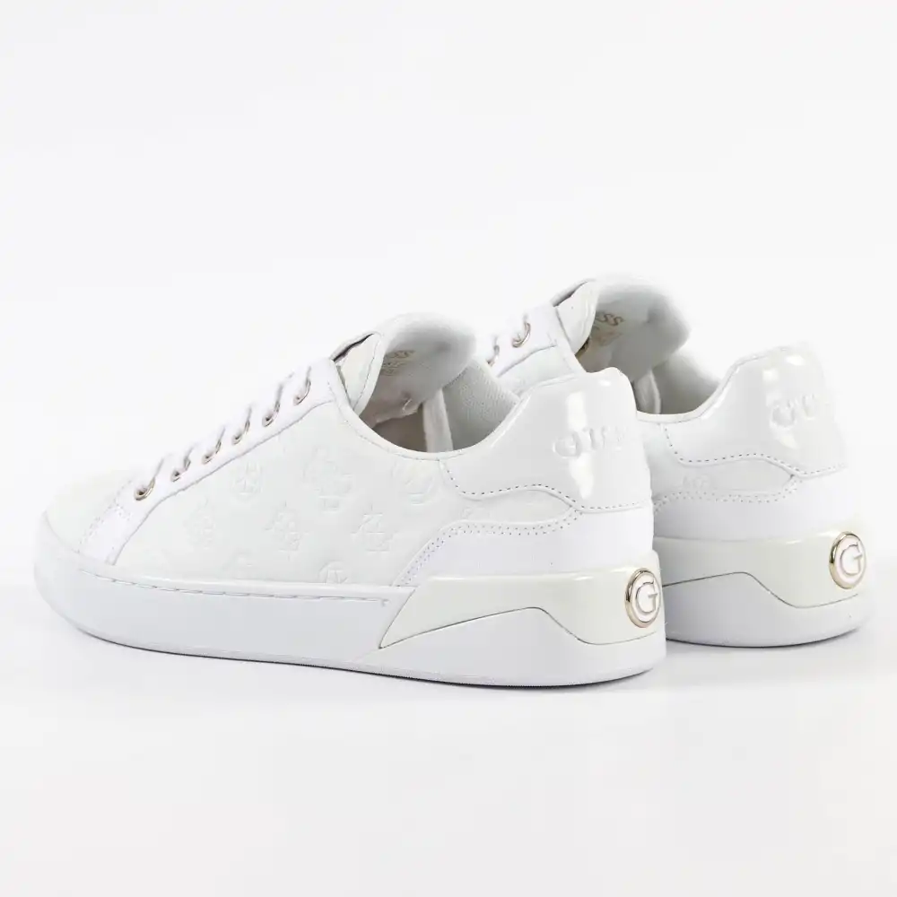 Basket basse femme Guess Rheaa Blanc - ZESHOES