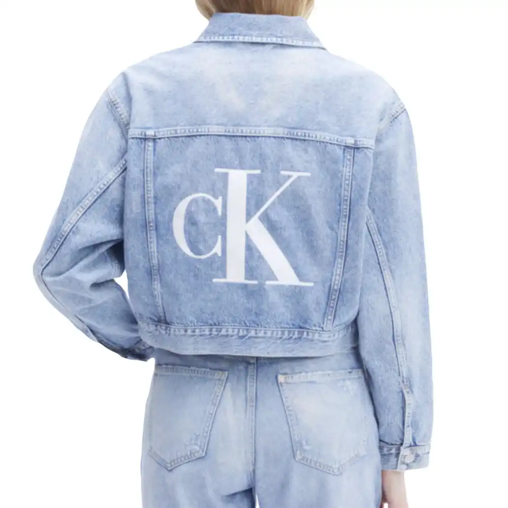 Oversized cropped 90s denim jkt Calvin Klein - 2