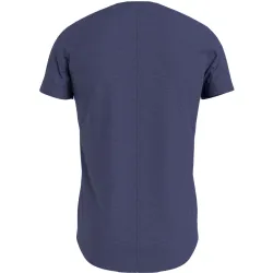 T shirt manche courte homme Tommy Jeans Slim jaspe c neck Bleu - ZESHOES T shirt manche courte homme Tommy Jeans Slim jaspe c neck Bleu - ZESHOES