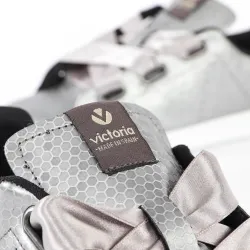 Basket basse femme Victoria Argent Argent - ZESHOES Basket basse femme Victoria Argent Argent - ZESHOES