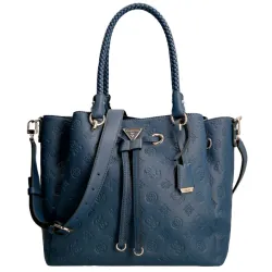 Sac a main femme Guess Helaina Bleu - ZESHOES