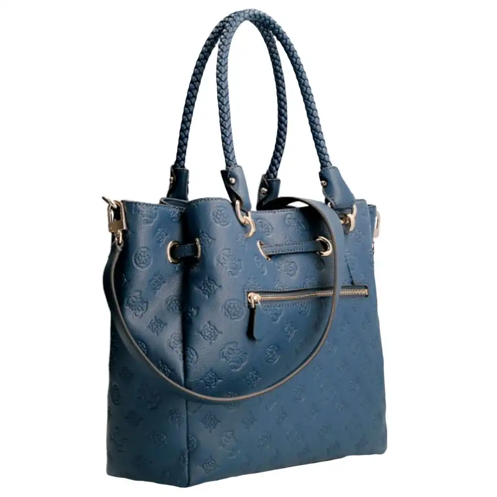 Sac a main femme Guess Helaina Bleu - ZESHOES Sac a main femme Guess Helaina Bleu - ZESHOES