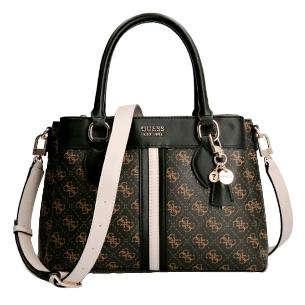 Sac a main femme Guess Kasinta logo 4g Marron - ZESHOES