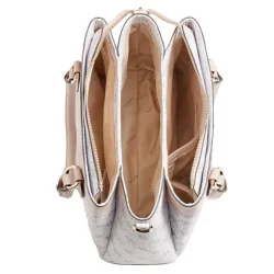 Sac a main femme Guess Kasinta logo 4g Blanc - ZESHOES