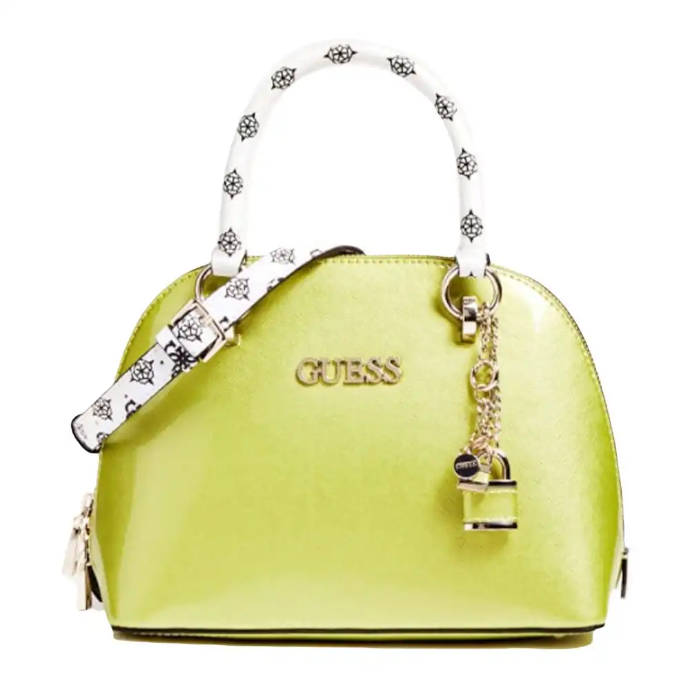 Sac a main femme Guess Lemon color Vert - ZESHOES