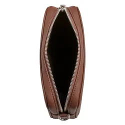 Pochette femme Guess Classic logo Marron - ZESHOES