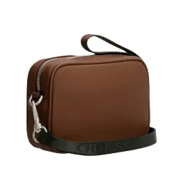 Pochette femme Guess Classic logo Marron - ZESHOES