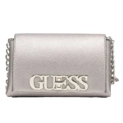 Sac bandoulière femme Guess Big logo classic Argent - ZESHOES