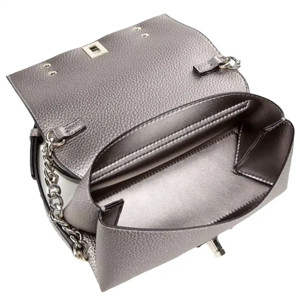 Sac bandoulière femme Guess Big logo classic Argent - ZESHOES