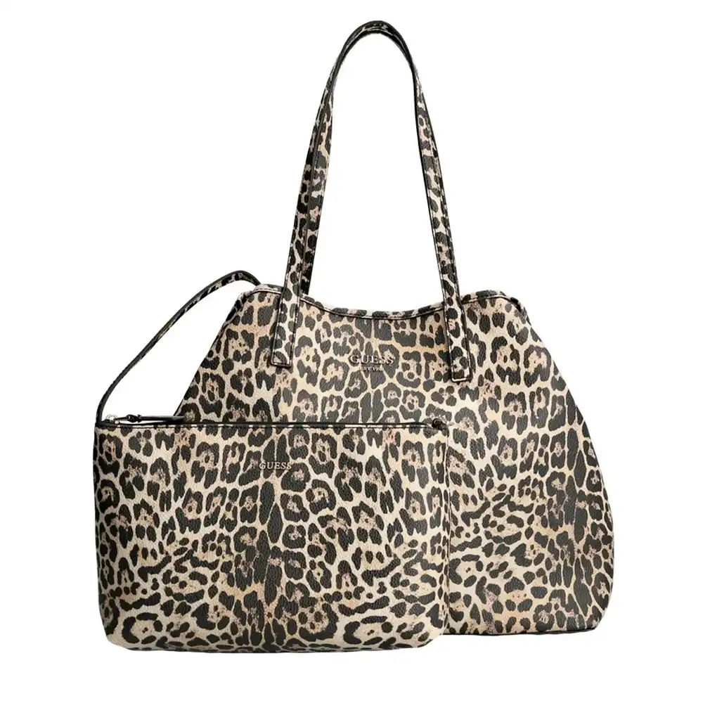 Sac bandoulière femme Guess classic logo Leopard - ZESHOES