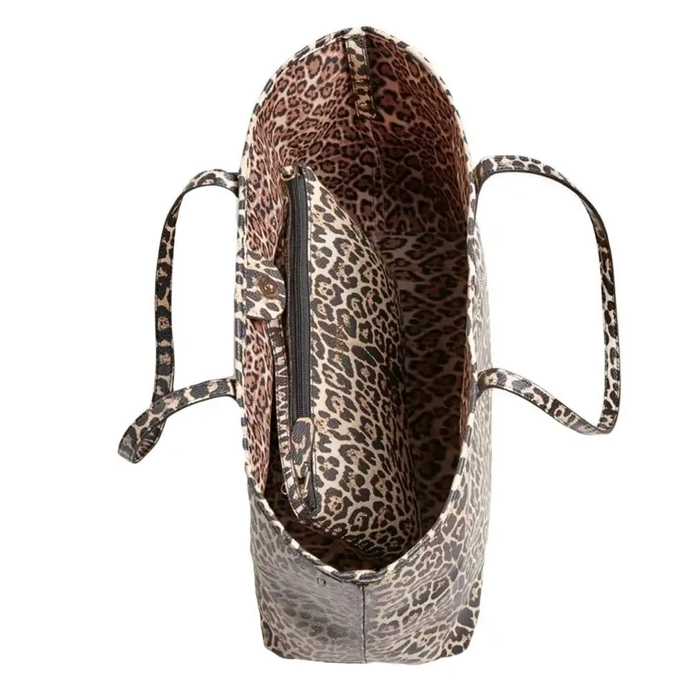 Sac bandoulière femme Guess classic logo Leopard - ZESHOES