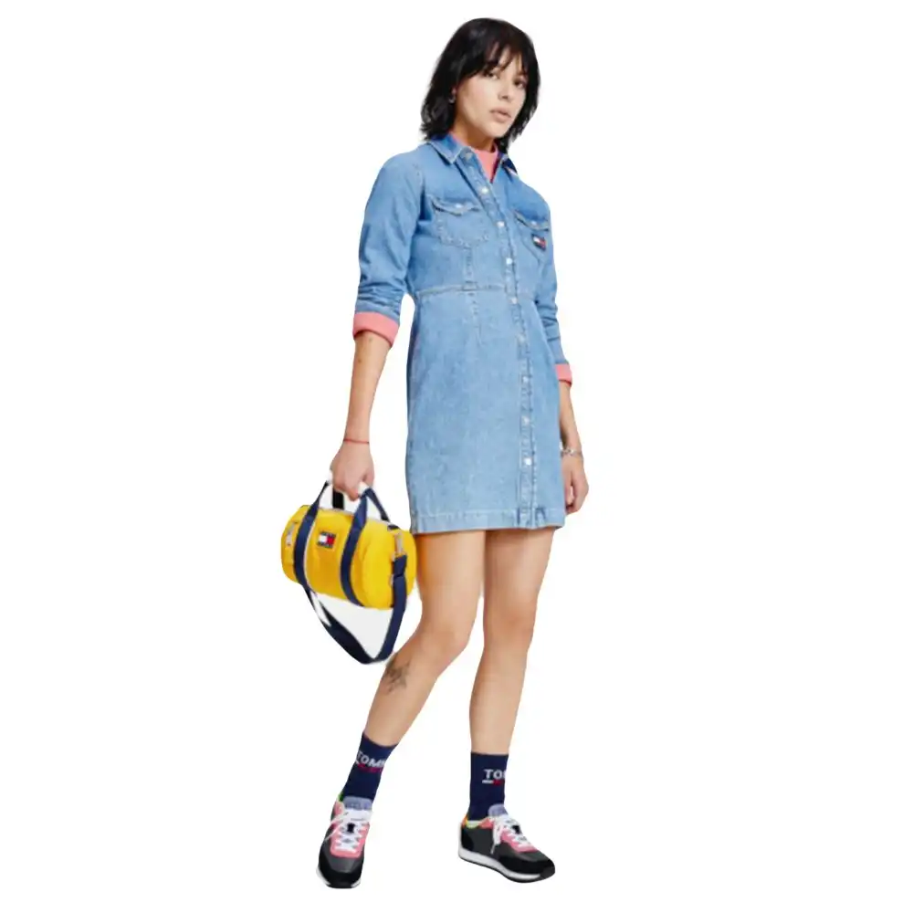 Pull femme Tommy Jeans Maille épaisse Blanc - ZESHOES Pull femme Tommy Jeans Maille épaisse Blanc - ZESHOES