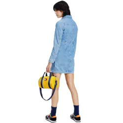 Pull femme Tommy Jeans Maille épaisse Blanc - ZESHOES Pull femme Tommy Jeans Maille épaisse Blanc - ZESHOES