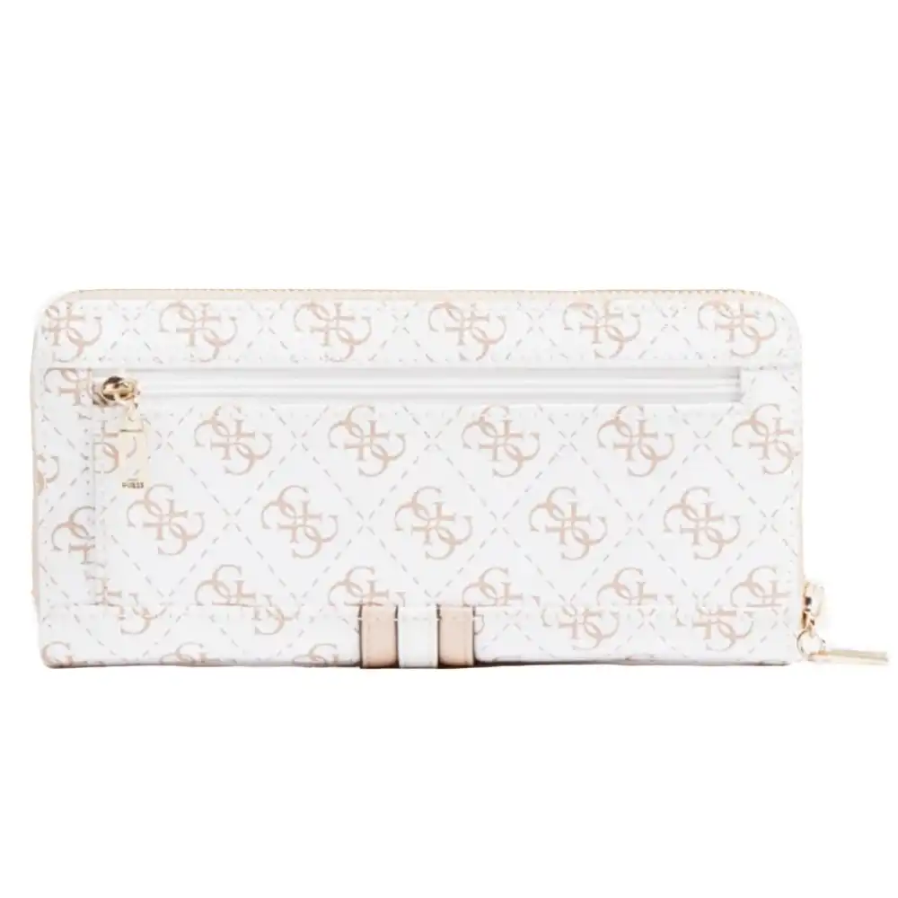 Portefeuille femme Guess Pink logo Blanc - ZESHOES Portefeuille femme Guess Pink logo Blanc - ZESHOES