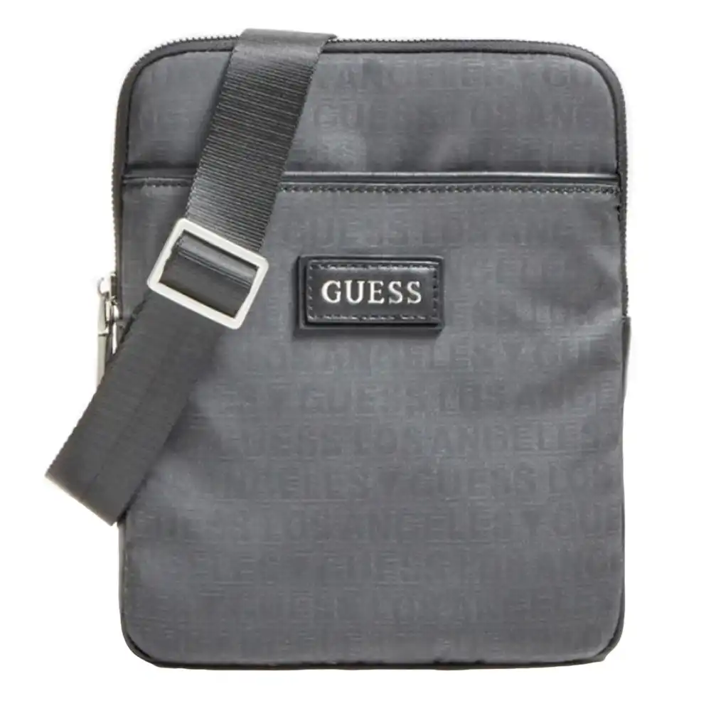 Pochette homme Guess front original logo Gris - ZESHOES