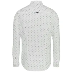 Chemise manches longues homme Tommy Jeans Oxford lobby shirt Blanc - ZESHOES Chemise manches longues homme Tommy Jeans Oxford lobby shirt Blanc - ZESHOES