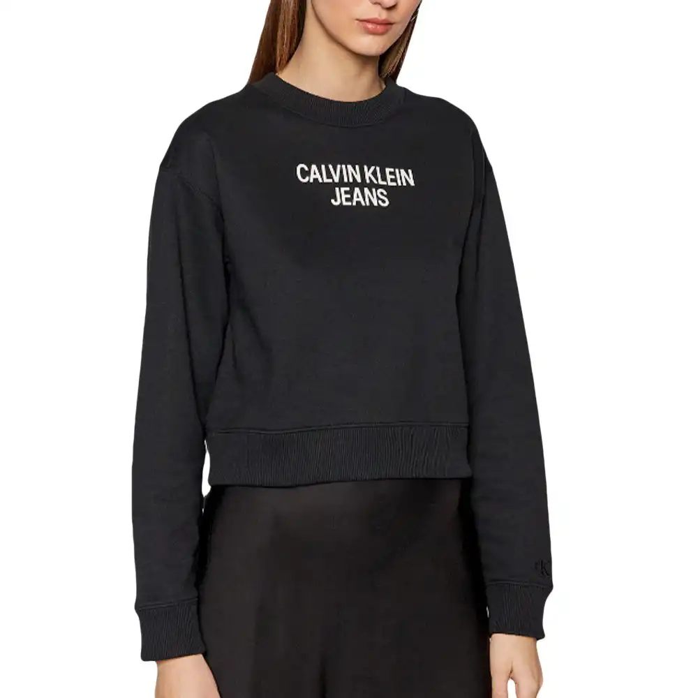 Sweat shirt femme Calvin Klein  Noir  Regular fit