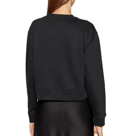 Sweat shirt femme Calvin Klein Noir Regular fit