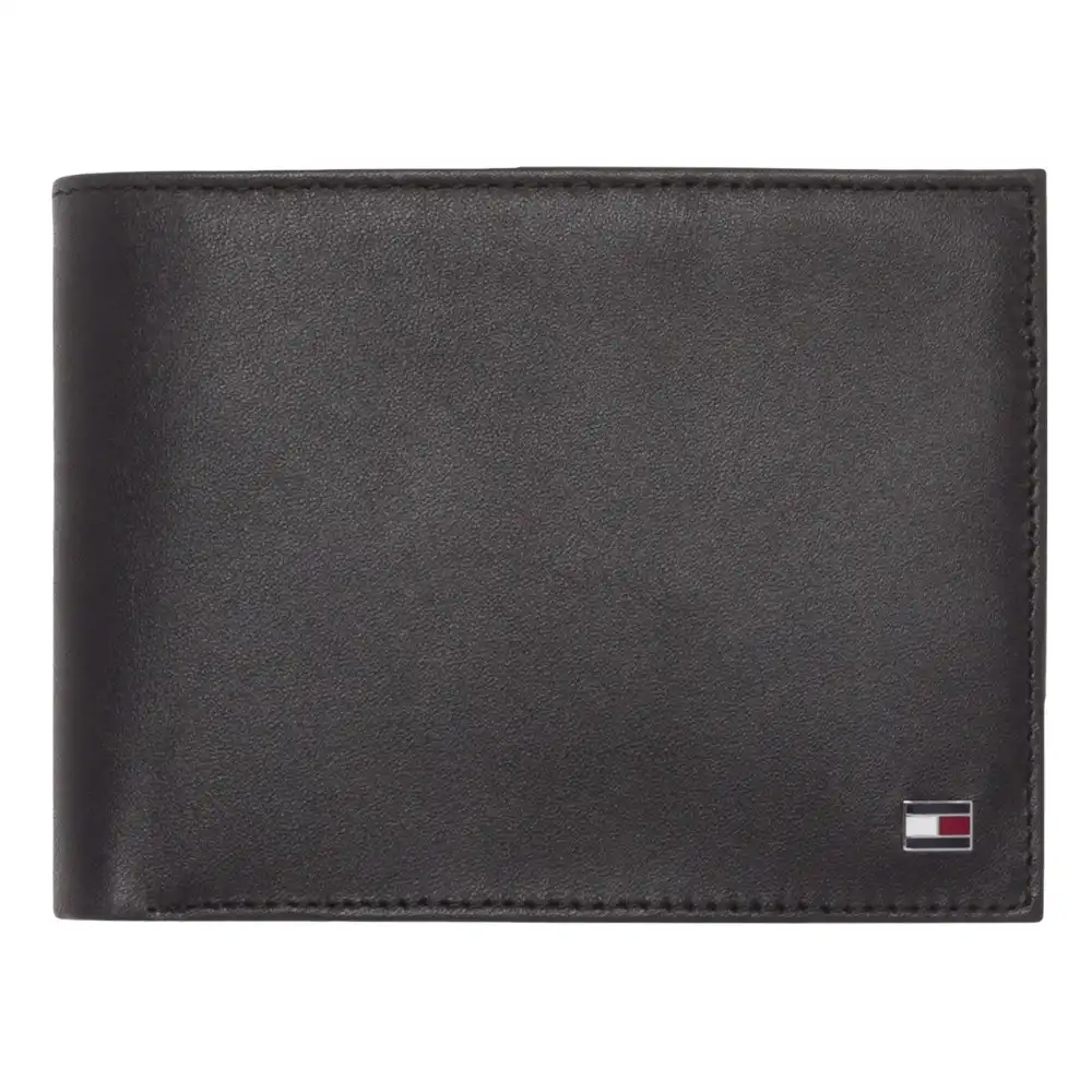 Portefeuille homme Tommy Jeans Eton cc and coin Noir - ZESHOES