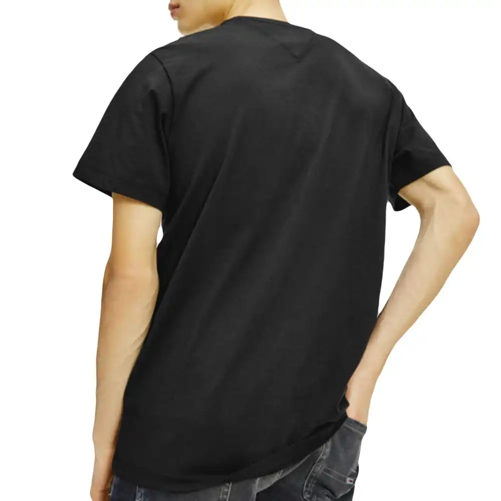 T shirt manche courte homme Tommy Jeans Classic jersey Noir - ZESHOES T shirt manche courte homme Tommy Jeans Classic jersey Noir - ZESHOES