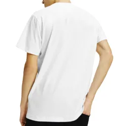 T shirt manche courte homme Tommy Jeans Classic jersey Blanc - ZESHOES T shirt manche courte homme Tommy Jeans Classic jersey Blanc - ZESHOES