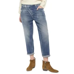 Jeans femme Le Temps Des Cerises Boyfit cosy Jeans - ZESHOES Jeans femme Le Temps Des Cerises Boyfit cosy Jeans - ZESHOES