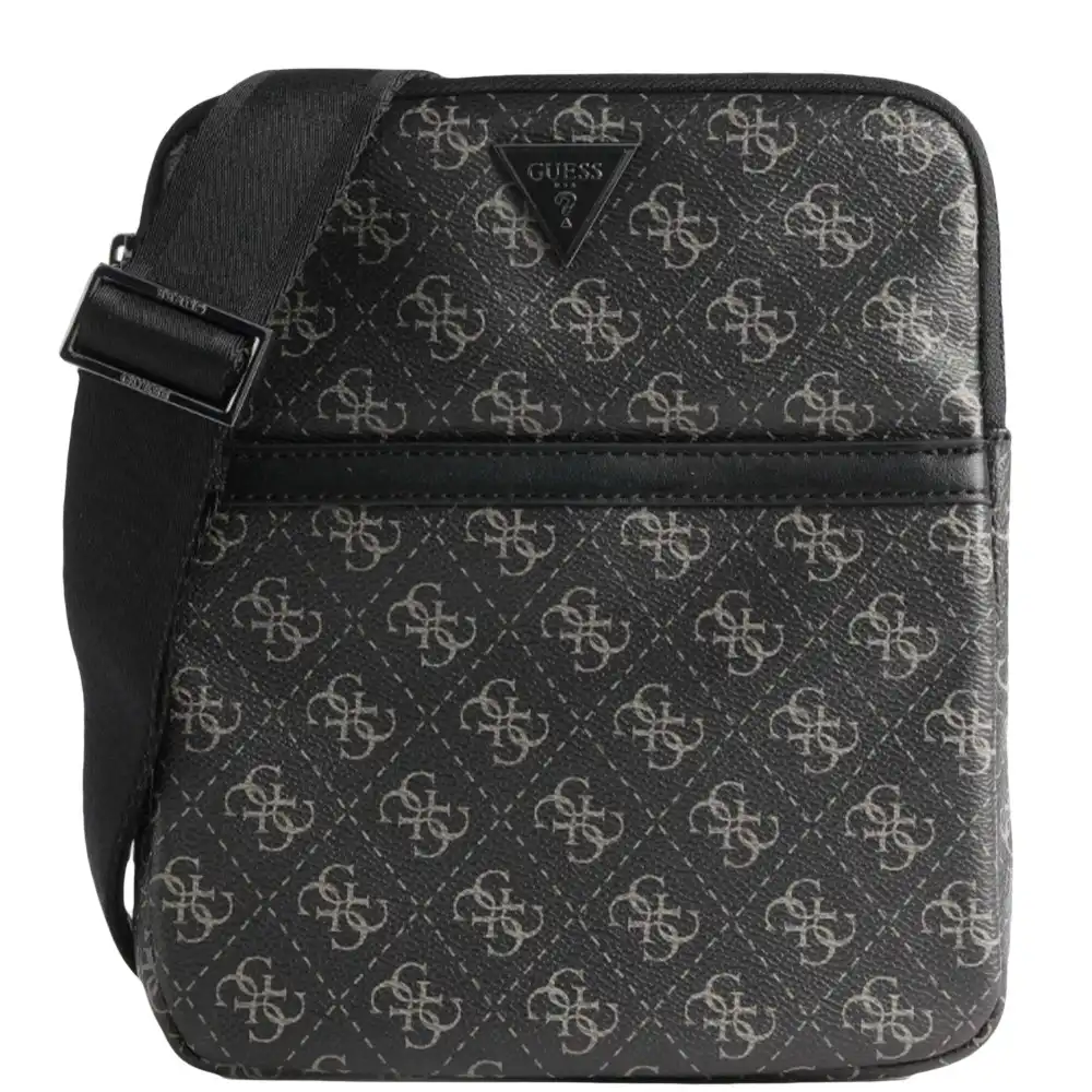 Sacoche homme Guess Vezzola Noir - ZESHOES